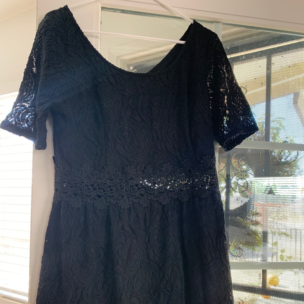 Xhilaration black laced dress